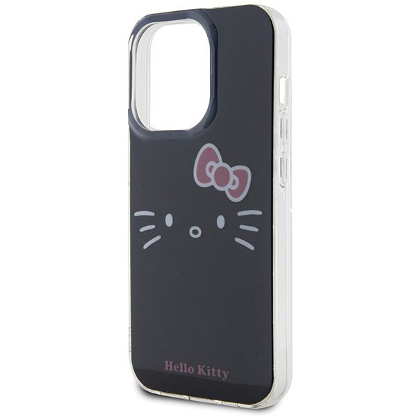 Hello Kitty IML Kitty Face case for iPhone 15 Pro - black - B2B  wholesaler.hurtel.com