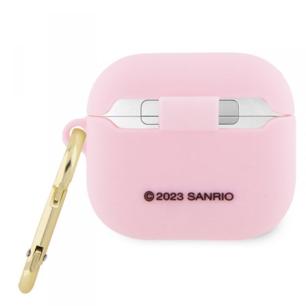 Hello Kitty HKA33DKHSP Airpods 3 coverróżowy/pink Silicone 3D Kitty Head