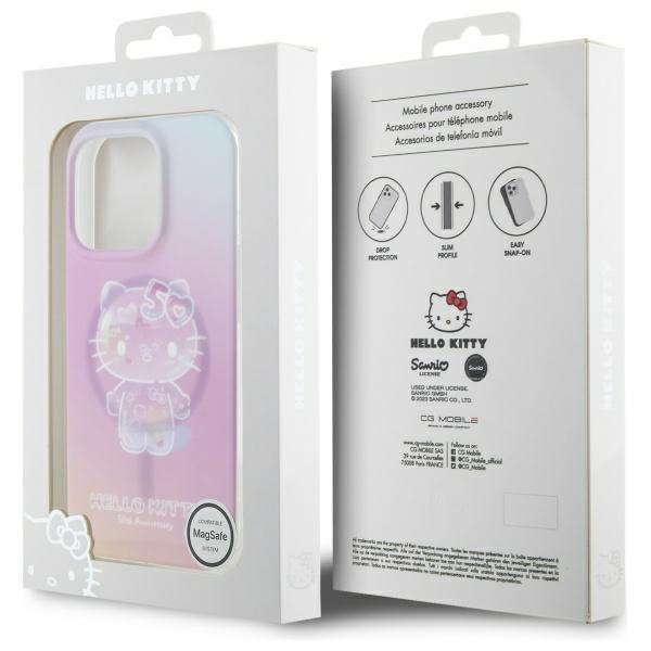 Hello Kitty HKHMP16LH50AP iPhone 16 Pro6.3&quot; różowy/pink hardcase IML 50TH Anniversary Magsafe