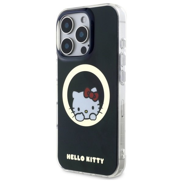 Hello Kitty HKHMP16LHSWKK iPhone 16 Pro6,3&quot; czarny/black hardcase IML Sweet Kitty Magsafe
