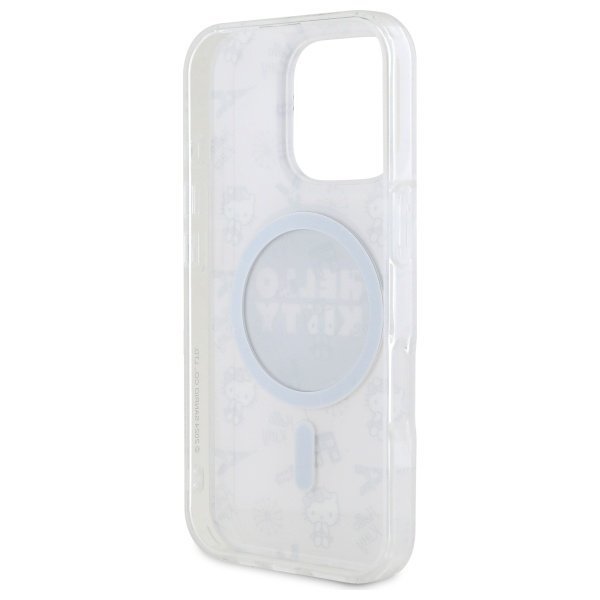 Hello Kitty HKHMP16XHAOPP iPhone 16 ProMax 6,9&quot; różowy/pink hardcase IML All Over Paris Magsafe