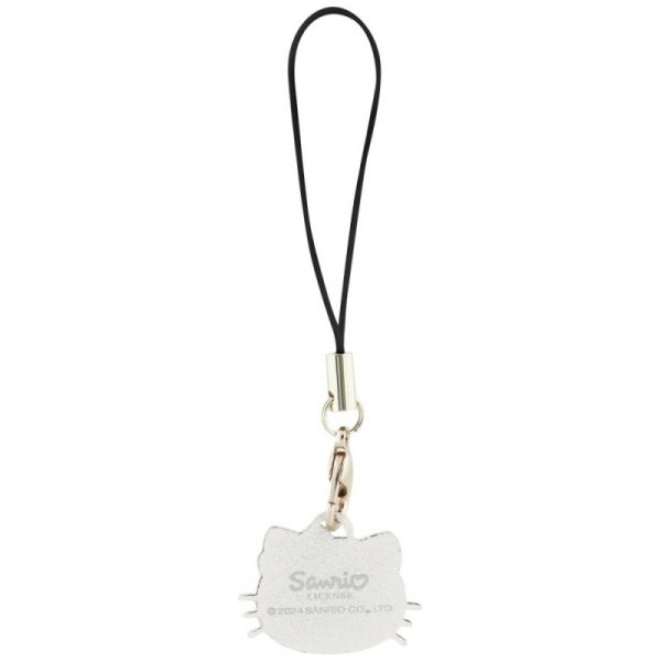 Hello Kitty zawieszka HKCPMKHK Phone     Strap czarny/black Charm Kitty Head