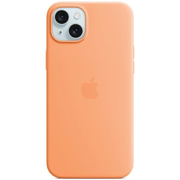 Etui Apple MT0W3ZM/A iPhone 15 / 14 / 13 6.1&quot; MagSafe pomarańczowy/orange sorbet Silicone Case
