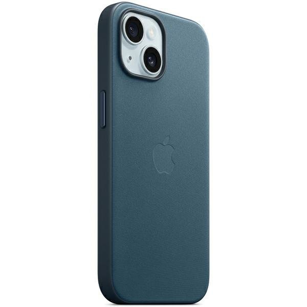 Etui Apple MT3G3ZM/A iPhone 15 / 14 / 13 6.1&quot; MagSafe błękit pacyfiku/pacific blue FineWoven Case