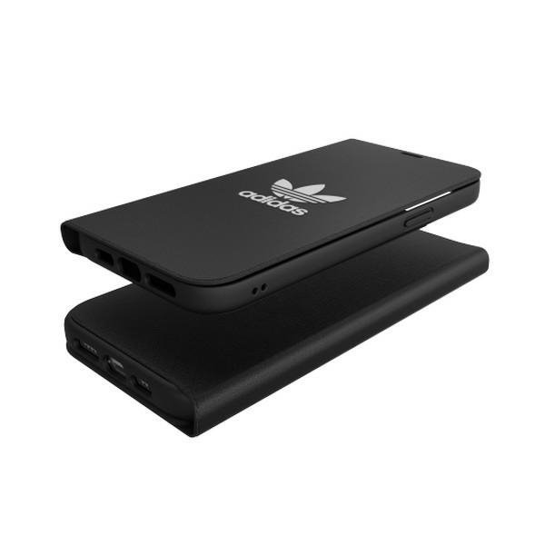 Adidas OR Booklet Case BASIC iPhone 12Pro Max 6,7&quot; czarno biały/black white 42228