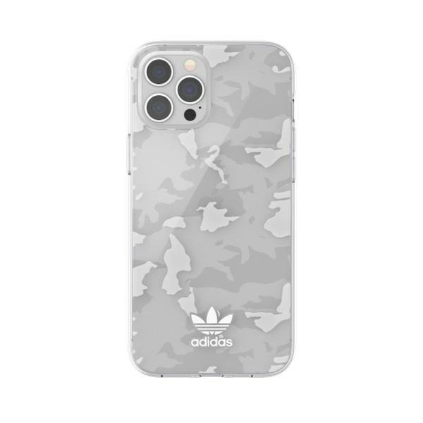 Adidas OR SnapCase Camo iPhone 12 ProMax przezroczysty/biały 43706