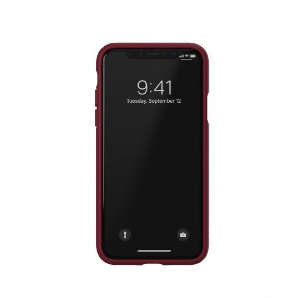 Adidas OR Moulded PU Suede iPhone X/XSburgundowy/collegiate burgundy 33282