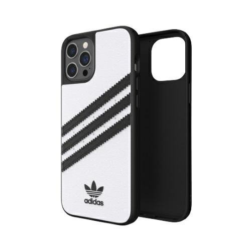 Adidas OR Moulded Case PU iPhone 12 Pro Max biało-czarny/white-black 42239