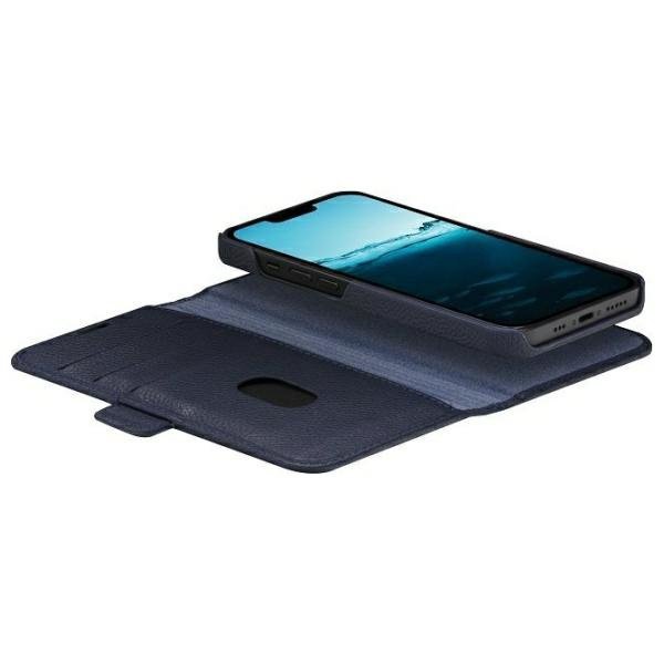 Etui dbramante 1928 New York 2w1 Wallet  do iPhone 14 Pro niebieski/pacific blue