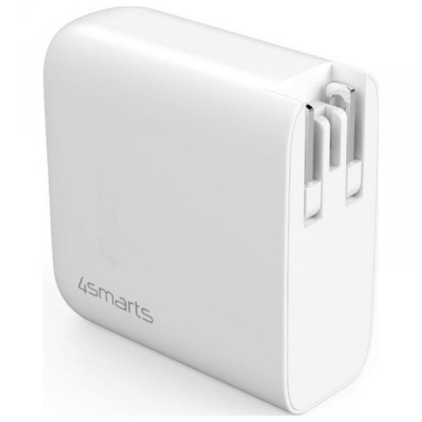 Ładowarka sieciowa 4smarts Flex 65W      2xUSB-C + 1xUSB-A biały