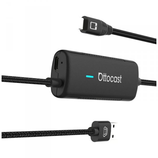 Adapter samochodowy Ottocast CA450-T     Mirror Touch CarPlay czarny