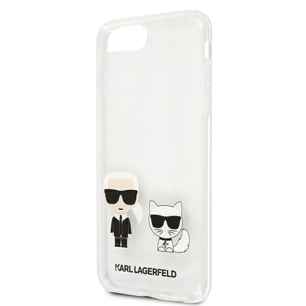 Karl Lagerfeld KLHCI8LCKTR iPhone 7/8 Plus hardcase Transparent Karl & Choupette
