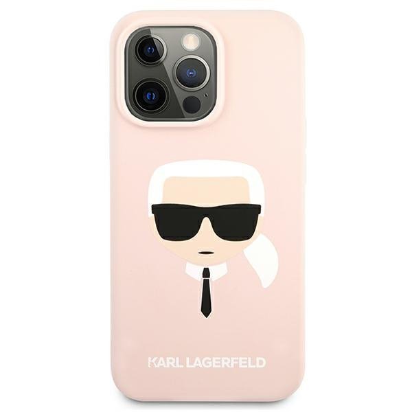 Karl Lagerfeld KLHCP13XSLKHLP iPhone 13Pro Max 6,7&quot; jasnoróżowy/light pink hardcase Silicone Karl`s Head