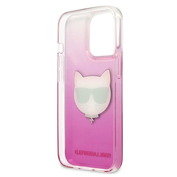 Karl Lagerfeld KLHCP13LCTRP iPhone 13 Pro / 13 6,1&quot; hardcase różowy/pink Choupette Head