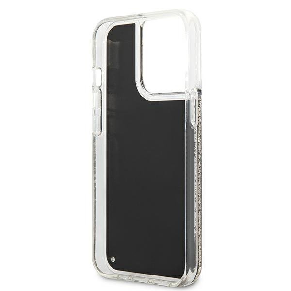 Karl Lagerfeld KLHCP13XLGGKBK iPhone 13 Pro Max 6,7&quot; czarny/black hardcase Liquid Glitter Gatsby