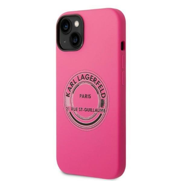 Karl Lagerfeld KLHCP14MSRSGRCF iPhone 14 Plus / 15 Plus 6,7&quot; hardcase różowy/pink Silicone RSG
