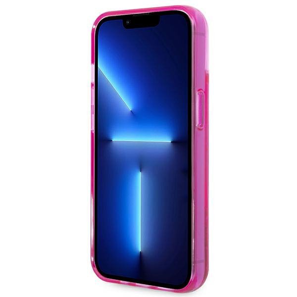 Karl Lagerfeld KLHCP14MLCKVF iPhone 14 Plus / 15 Plus 6,7&quot; różowy/pink hardcase Liquid Glitter Elong