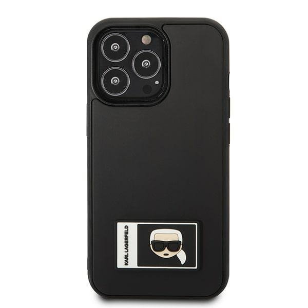 Karl Lagerfeld KLHCP13X3DKPK iPhone 13 Pro Max 6,7&quot; czarny/black hardcase Ikonik Patch