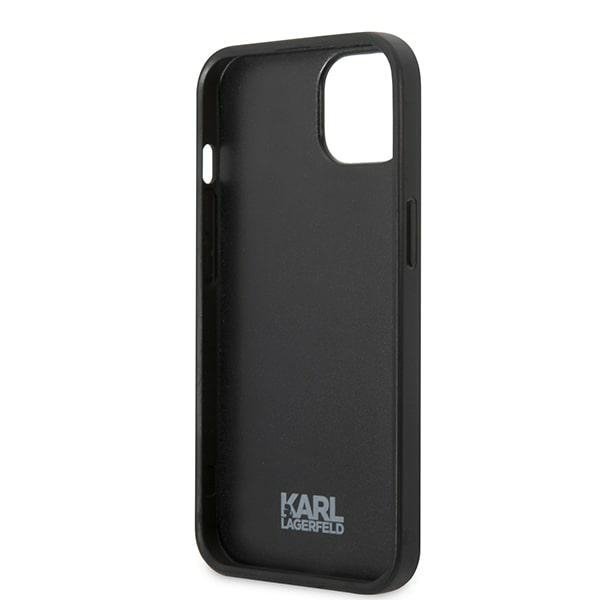 Karl Lagerfeld KLHCP13MPMNFIK1 iPhone 13 / 14 / 15 6,1&quot; szary/grey Flower Ikonik Karl