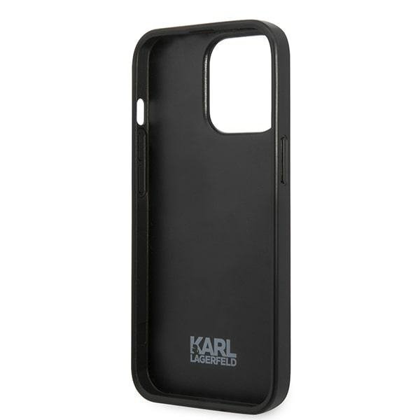 Karl Lagerfeld KLHCP13LPMNFIK1 iPhone 13 Pro / 13 6,1&quot; szary/grey Flower Ikonik Karl
