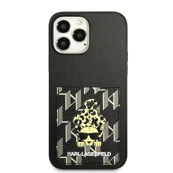 Karl Lagerfeld KLHCP13XCANCNK iPhone 13 Pro Max 6,7&quot; hardcase czarny/black Karlimals Cardslot