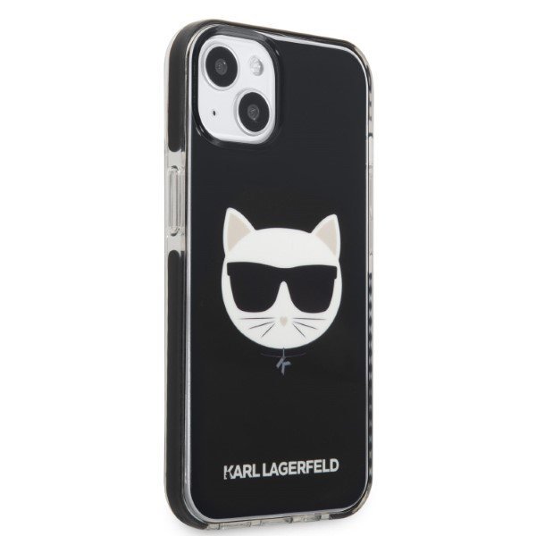 Karl Lagerfeld KLHCP13MTPECK iPhone 13 / 14 / 15 6,1&quot; hardcase czarny/black Choupette Head