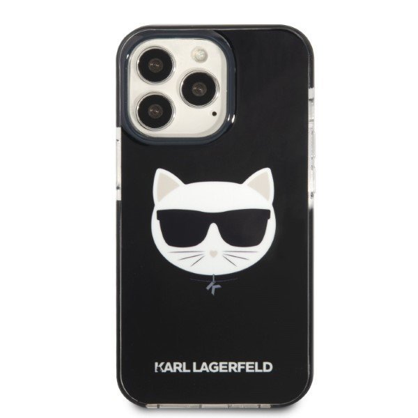Karl Lagerfeld KLHCP13XTPECK iPhone 13 Pro Max 6,7&quot; hardcase czarny/black Choupette Head