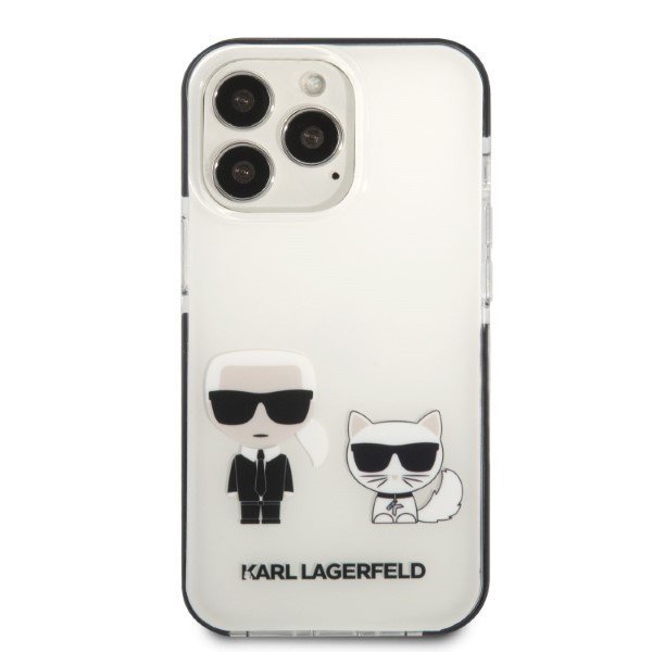 Karl Lagerfeld KLHCP13LTPEKCW iPhone 13 Pro / 13 6,1&quot; hardcase biały/white Karl&Choupette