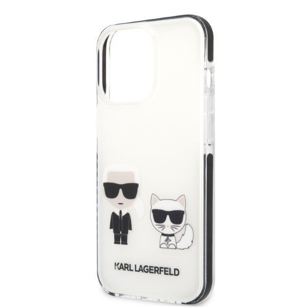 Karl Lagerfeld KLHCP13LTPEKCW iPhone 13 Pro / 13 6,1&quot; hardcase biały/white Karl&Choupette