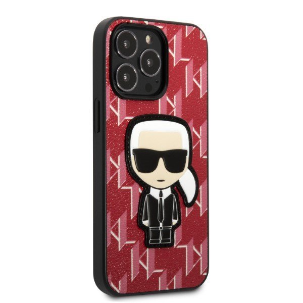 Karl Lagerfeld KLHCP13LPMNIKPI iPhone 13 Pro / 13 6,1&quot; hardcase czerwony/red Monogram Ikonik Patch