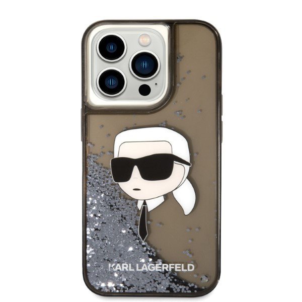 Karl Lagerfeld KLHCP14XLNKHCK iPhone 14 Pro Max 6,7&quot; czarny/black hardcase Glitter Karl Head