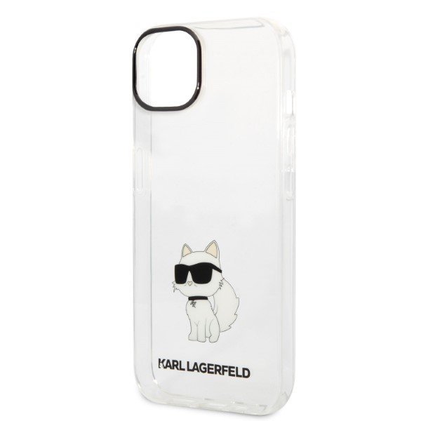 Karl Lagerfeld KLHCP14MHNCHTCT iPhone 14 Plus / 15 Plus 6,7&quot; transparent hardcase Ikonik Choupette