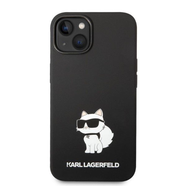 Karl Lagerfeld KLHCP14MSNCHBCK iPhone 14 Plus / 15 Plus 6,7&quot; hardcase czarny/black Silicone Choupette