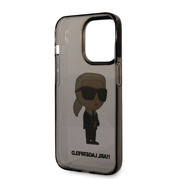 Karl Lagerfeld KLHCP14XHNIKTCK iPhone 14 Pro Max 6,7&quot; czarny/black hardcase Ikonik Karl Lagerfeld