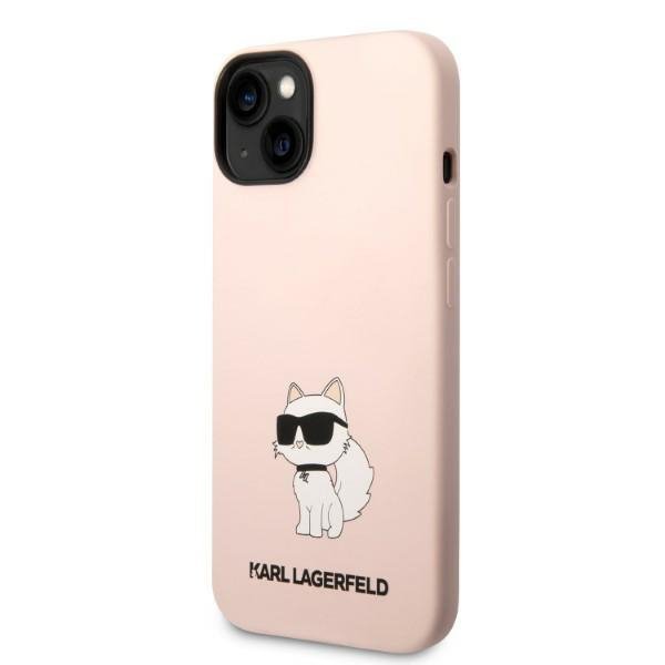 Karl Lagerfeld KLHCP14MSNCHBCP iPhone 14 Plus / 15 Plus 6,7&quot; hardcase różowy/pink Silicone Choupette