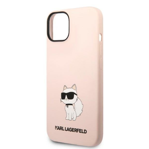Karl Lagerfeld KLHCP14MSNCHBCP iPhone 14 Plus / 15 Plus 6,7&quot; hardcase różowy/pink Silicone Choupette