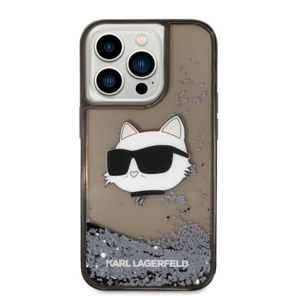Karl Lagerfeld KLHCP14XLNCHCK iPhone 14 Pro Max 6,7&quot; czarny/black hardcase Glitter Choupette Head
