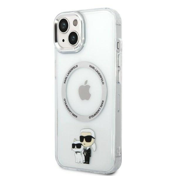 Karl Lagerfeld KLHMP14MHNKCIT iPhone 14Plus / 15 Plus 6,7&quot; hardcase transparent Iconic Karl&Choupette Magsafe