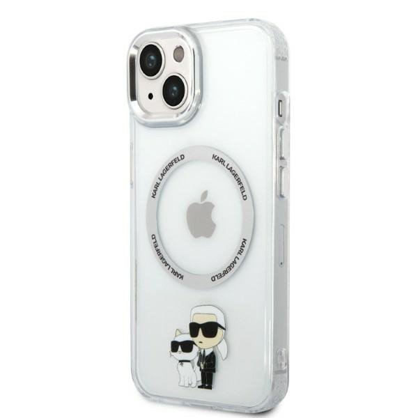 Karl Lagerfeld KLHMP14MHNKCIT iPhone 14 Plus / 15 Plus 6,7&quot; hardcase transparent Iconic Karl&Choupette Magsafe