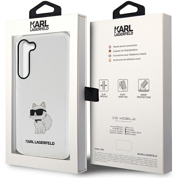Karl Lagerfeld KLHCS23MHNCHTCT S23+ S916 transparent hardcase Ikonik Choupette
