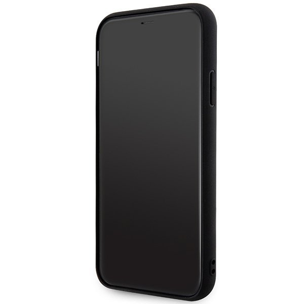 Karl Lagerfeld KLHCN613DRKNK iPhone 11 / Xr 6.1&quot; czarny/black hardcase Rubber Karl Head 3D
