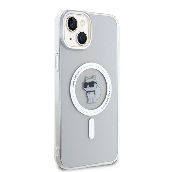 Karl Lagerfeld KLHMP15MHFCCNOT iPhone 15 Plus / 14 Plus 6.7&quot; transparent hardcase IML Choupette MagSafe
