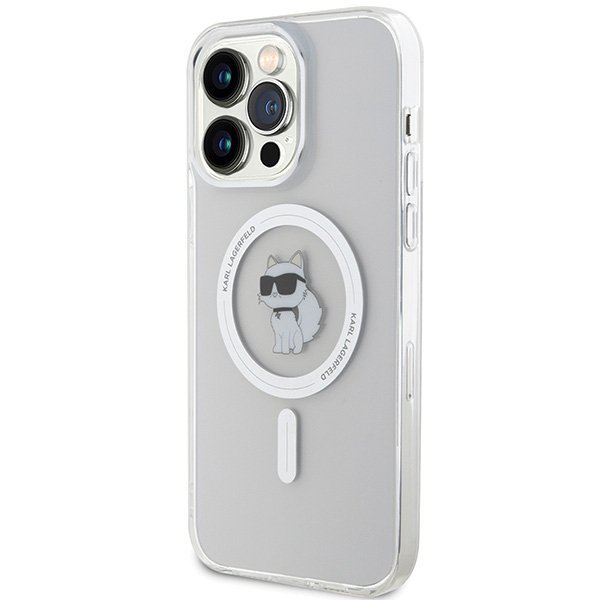 Karl Lagerfeld KLHMP15XHFCCNOT iPhone 15 Pro Max 6.7&quot; transparent hardcase IML Choupette MagSafe