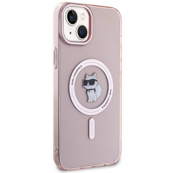 Karl Lagerfeld KLHMP15MHFCCNOP iPhone 15Plus / 14 Plus 6.7&quot; różowy/pink hardcase IML Choupette MagSafe