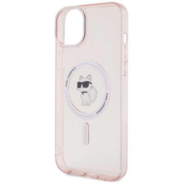 Karl Lagerfeld KLHMP15MHFCCNOP iPhone 15 Plus / 14 Plus 6.7&quot; różowy/pink hardcase IML Choupette MagSafe