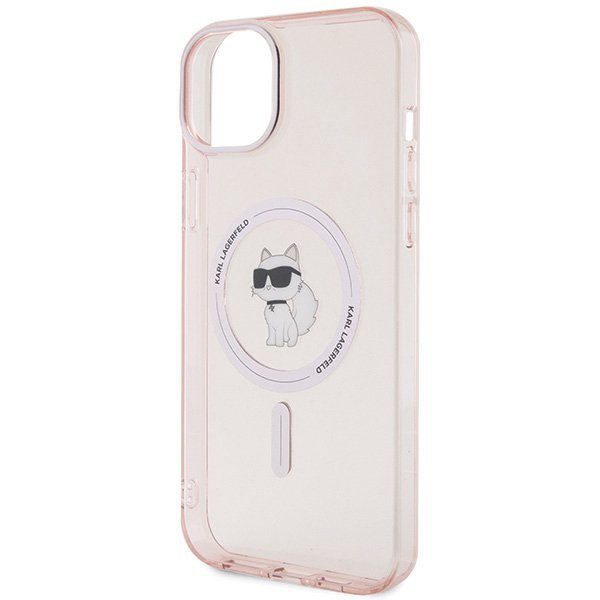 Karl Lagerfeld KLHMP15MHFCCNOP iPhone 15Plus / 14 Plus 6.7&quot; różowy/pink hardcase IML Choupette MagSafe
