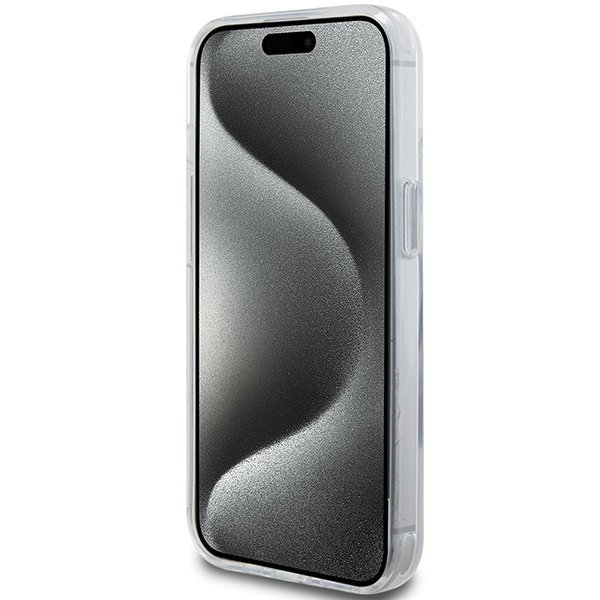 Karl Lagerfeld KLHMP15MHMRSCHH iPhone 15 Plus / 14 Plus 6.7&quot; biały/white hardcase Ring Stand Choupette Head MagSafe