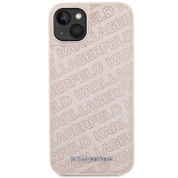 Karl Lagerfeld KLHCP15SPQKPMP iPhone 15 / 14 / 13 6.1&quot; różowy/pink hardcase Quilted K Pattern