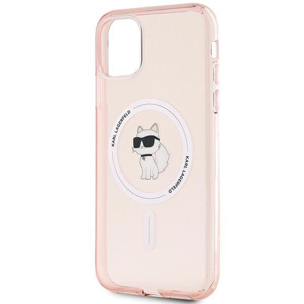 Karl Lagerfeld KLHMN61HFCCNOP iPhone 11 / Xr 6.1&quot; różowy/pink hardcase IML Choupette MagSafe