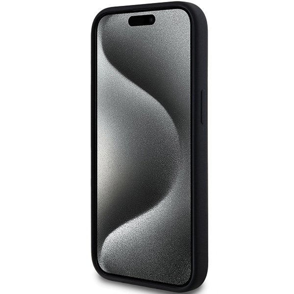 Karl Lagerfeld KLHMP15SSCHPPLK iPhone 15 / 14 / 13 6.1&quot; czarny/black hardcase Silicone Choupette Head MagSafe